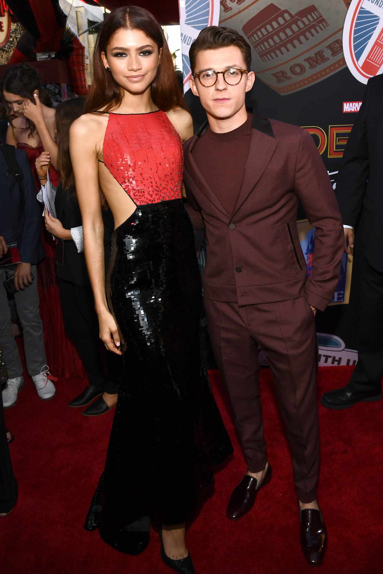 Zendaya and Tom Holland