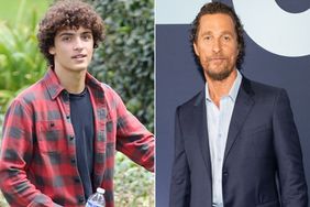 Levi McConaughey is spotted for the first time as an actor alongside father Matthew McConaughey on the set of Way of the Warrior Kid in Los Angeles