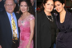 Salma Hayek and father during "Wild Wild West" Los Angeles Premiere. ; Salma Hayek and mom during "Poseidon" Los Angeles Premiere.