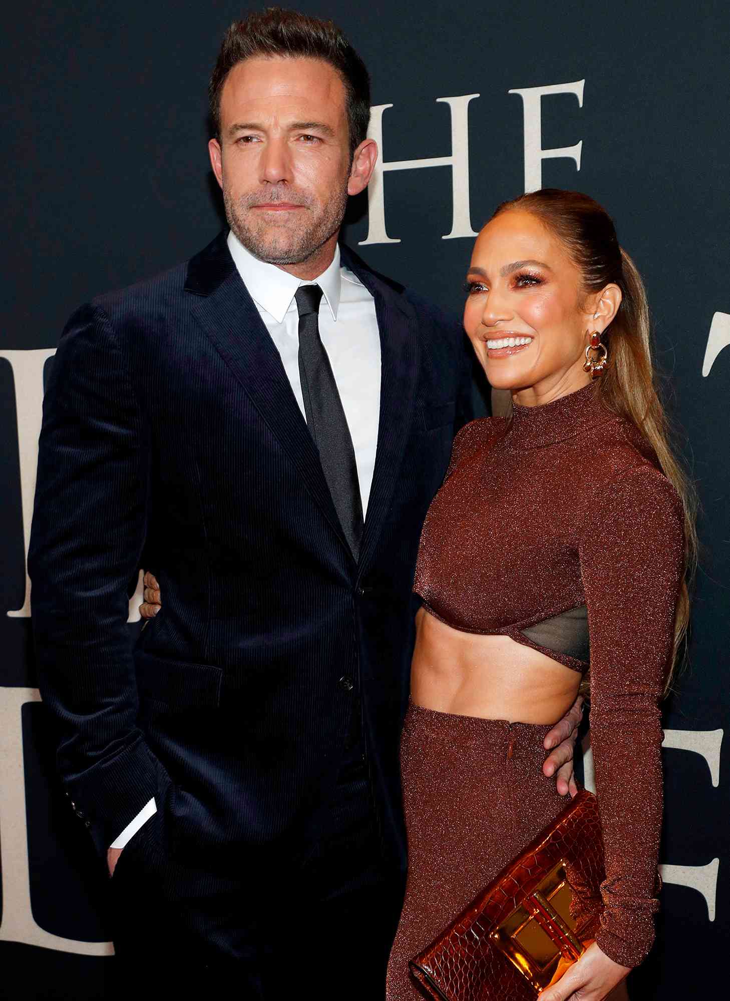 Ben Affleck and Jennifer Lopez attend The Last Duel New York Premiere on October 09, 2021 in New York City.