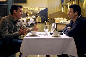 Jonathan Knight and brother Jordan on Farmhouse Fixer: Camp Revamp.