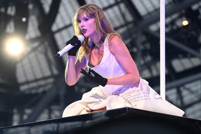 Taylor Swift performs on stage during Taylor Swift | The Eras Tour at Aviva Stadium on June 28, 2024 in Dublin, Ireland. 