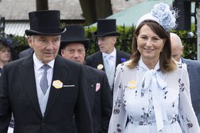 TOUT Carole and Michael Middleton, the parents of the Princess of Wales arriving Royal Ascot, Day 2, Ascot Racecourse, Ascot, UK - 19 Jun 2024
