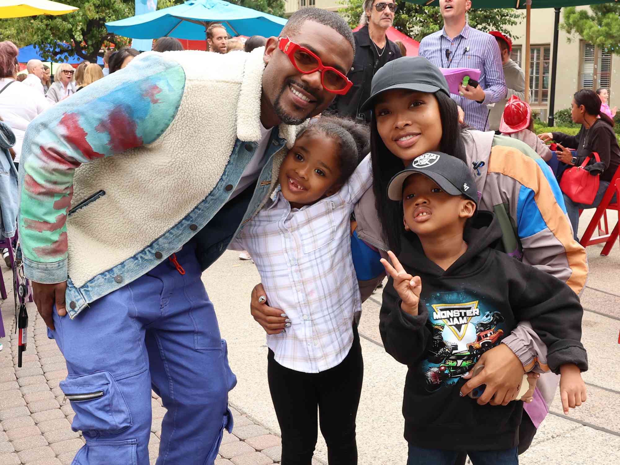 Ray J, Melody, Princess Love and Epik attend a special screening of "Paw Patrol: The Mighty Movie" on September 17, 2023, in Los Angeles,California. 