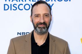 US actor Tony Hale attends the NRDC (Natural Resources Defense Council) "Night of Comedy" honoring Julia Louis-Dreyfus at the Neuehouse Hollywood in Hollywood, California on June 7, 2022.