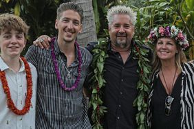 Guy Fieri and family