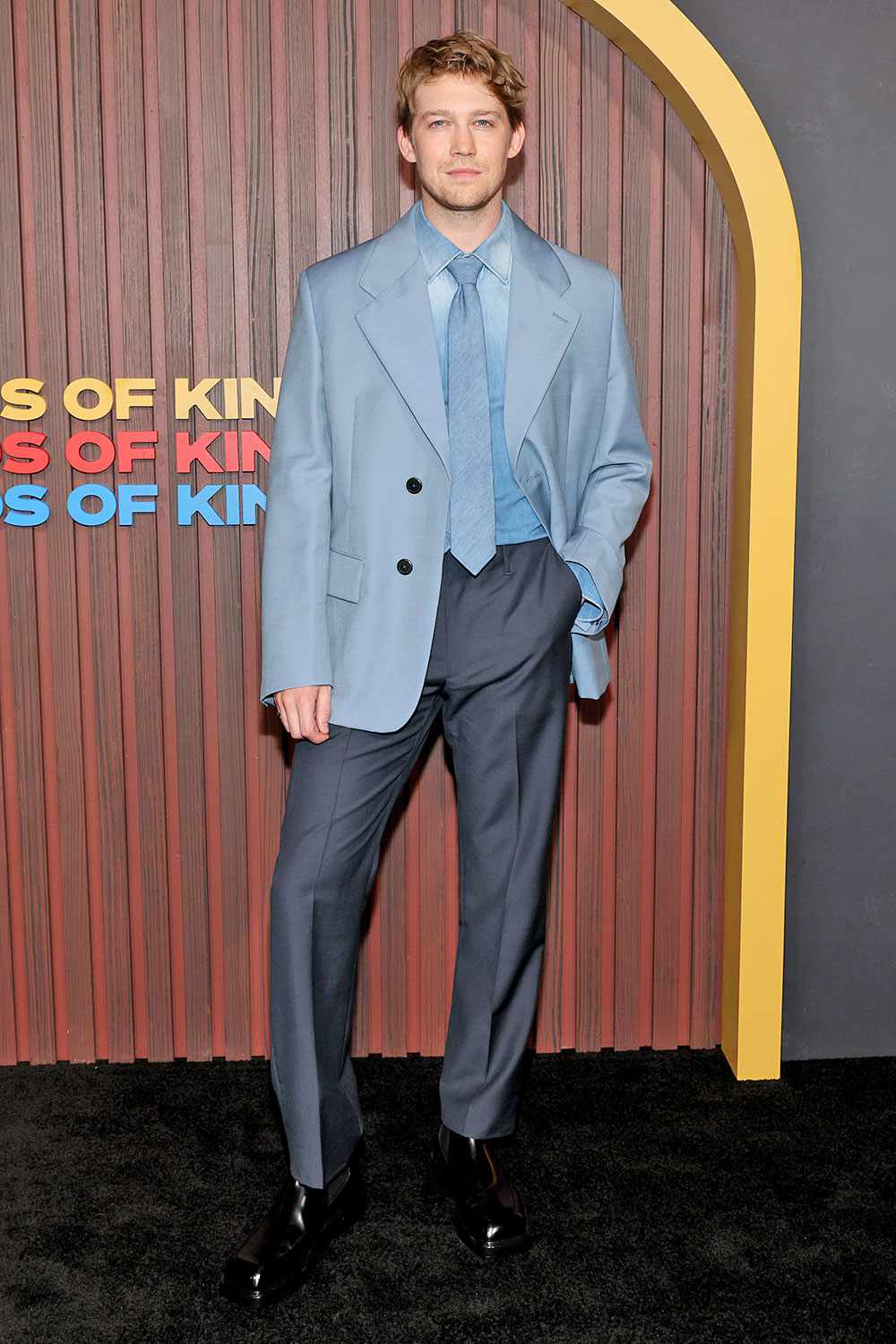 NEW YORK, NEW YORK - JUNE 20: Joe Alwyn attends the "Kinds Of Kindness" New York Premiere at Museum of Modern Art on June 20, 2024 in New York City. 