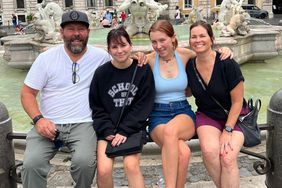 Bert Kreischer and LeeAnn Kreischer with their kids Georgia and Ila.