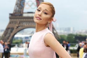 Ariana Grande attends the red carpet ahead of the opening ceremony of the Olympic Games Paris 2024 on July 26, 2024