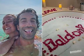 Justin Baldoni and Emily in Aruba