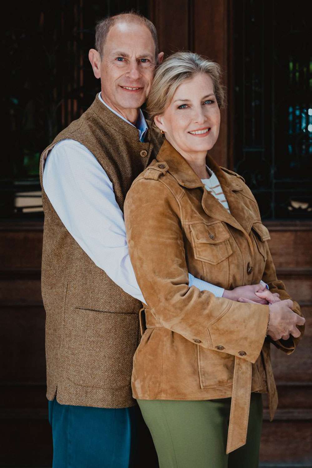 Prince Edward & Sophie anniversary photo the Duke and Duchess of Edinburgh Taken at Bagshot Park 