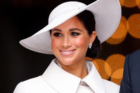 Meghan, Duchess of Sussex attends a National Service of Thanksgiving to celebrate the Platinum Jubilee of Queen Elizabeth II at St Paul's Cathedral on June 3, 2022 in London, England. The Platinum Jubilee of Elizabeth II is being celebrated from June 2 to June 5, 2022, in the UK and Commonwealth to mark the 70th anniversary of the accession of Queen Elizabeth II on 6 February 1952.