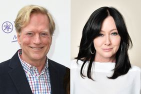 Dean Butler (L) and Caryn Richman attend the 2021 Festival Of Arts Benefit Night Concert; Shannen Doherty poses for a portrait in the Getty Images & People Magazine Portrait Studio at Hallmark Channel and American Humanes 2019 Hero Dog Awards 