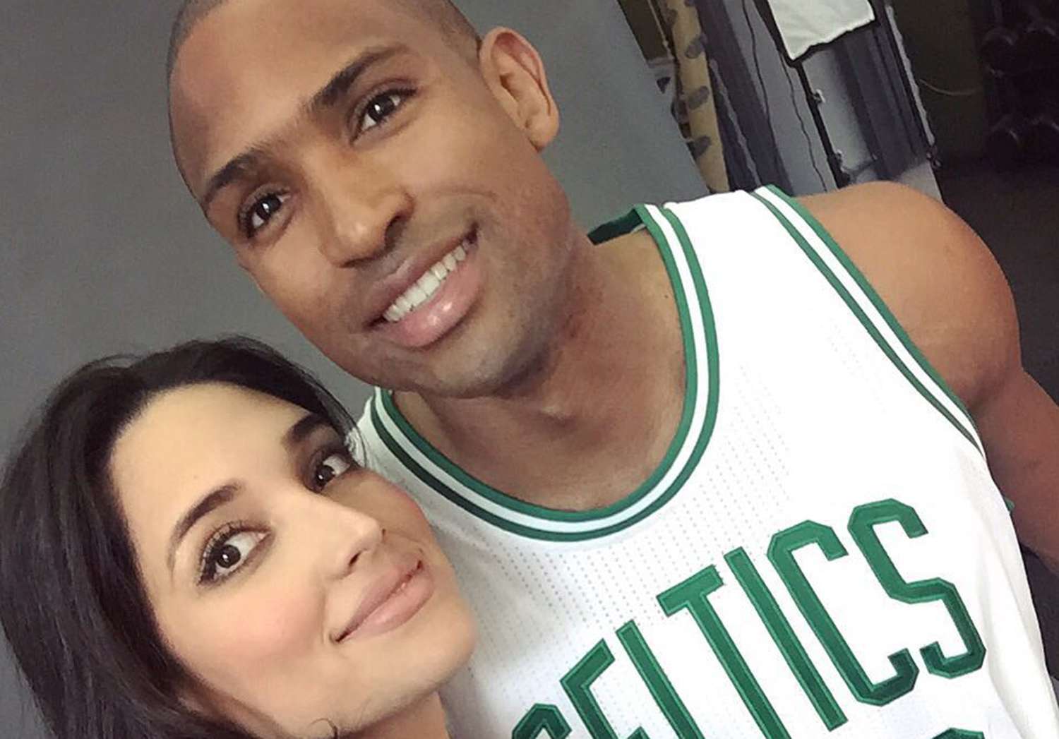 Al Horford and Amelia Vega.