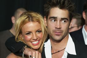 Britney Spears and actor Colin Farrell arrive at the premiere of 'The Recruit' 