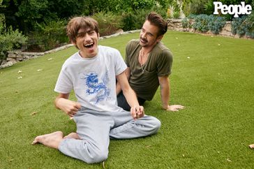 Colin Farrell photographed exclusively for People, with his son James, at his home in Los Angeles, CA, on June 7, 2024.