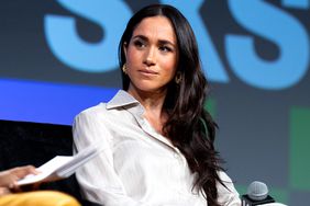 Britain's Meghan, Duchess of Sussex, attends the "Keynote: Breaking Barriers, Shaping Narratives: How Women Lead On and Off the Screen," during the SXSW 2024 Conference and Festivals at the Austin Convention Center on March 8, 2024, in Austin, Texas.