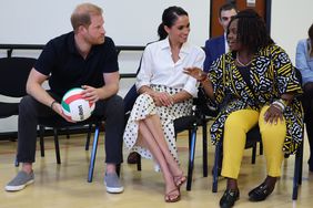 Prince Harry, Duke of Sussex, Meghan, Duchess of Sussex and Vice President of Colombia Francia Marguez are seen at a Training Session with Invictus Games Team Colombia at the Centro de Rehabilitacion Inclusiva during The Duke and Duchess of Sussex's Colombia Visit on August 16, 2024 in Bogota, Colombia.