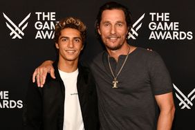 Levi Alves McConaughey and Matthew McConaughey game awards 12 07 23