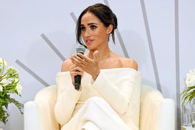 Meghan, Duchess of Sussex speaks onstage at The Archewell Foundation Parents Summit: Mental Wellness in the Digital Age during Project Healthy Minds' World Mental Health Day Festival 2023 at Hudson Yards on October 10, 2023 in New York City