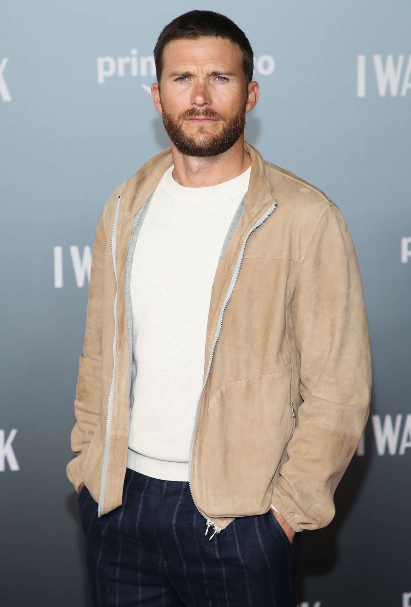 Scott Eastwood attends the Los Angeles premiere of Amazon Prime's "I Want You Back" at ROW DTLA on February 08, 2022 in Los Angeles, California