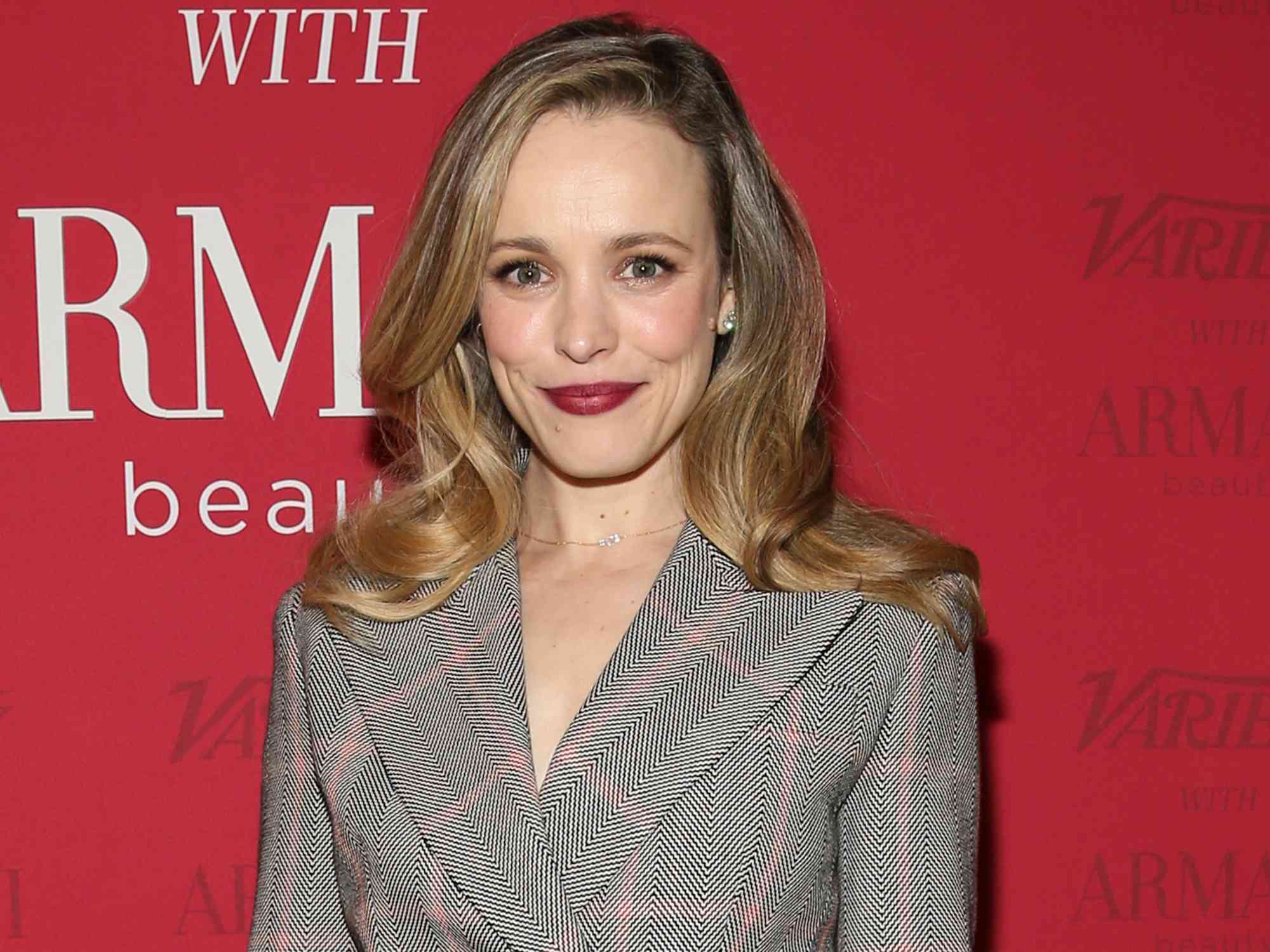 Rachel McAdams at the Variety Makeup Artistry Dinner with Armani Beauty on February 4, 2020. 