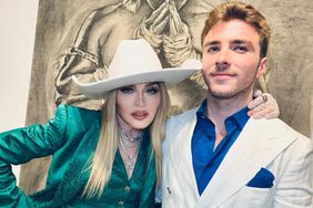 Madonna Attends Son Rocco's New Art Exhibition