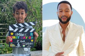 John Legend posts photo of son Miles first day of school