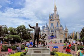 Entrance of Disney World in Orlando, Florida.