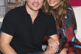 Nick Lachey and TV Personality Vanessa Minnillo visit People Now on February 05, 2020 in New York, United States