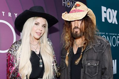 FIREROSE and Billy Ray Cyrus attend the 16th Annual Academy of Country Music Honors at Ryman Auditorium on August 23, 2023 in Nashville, Tennessee