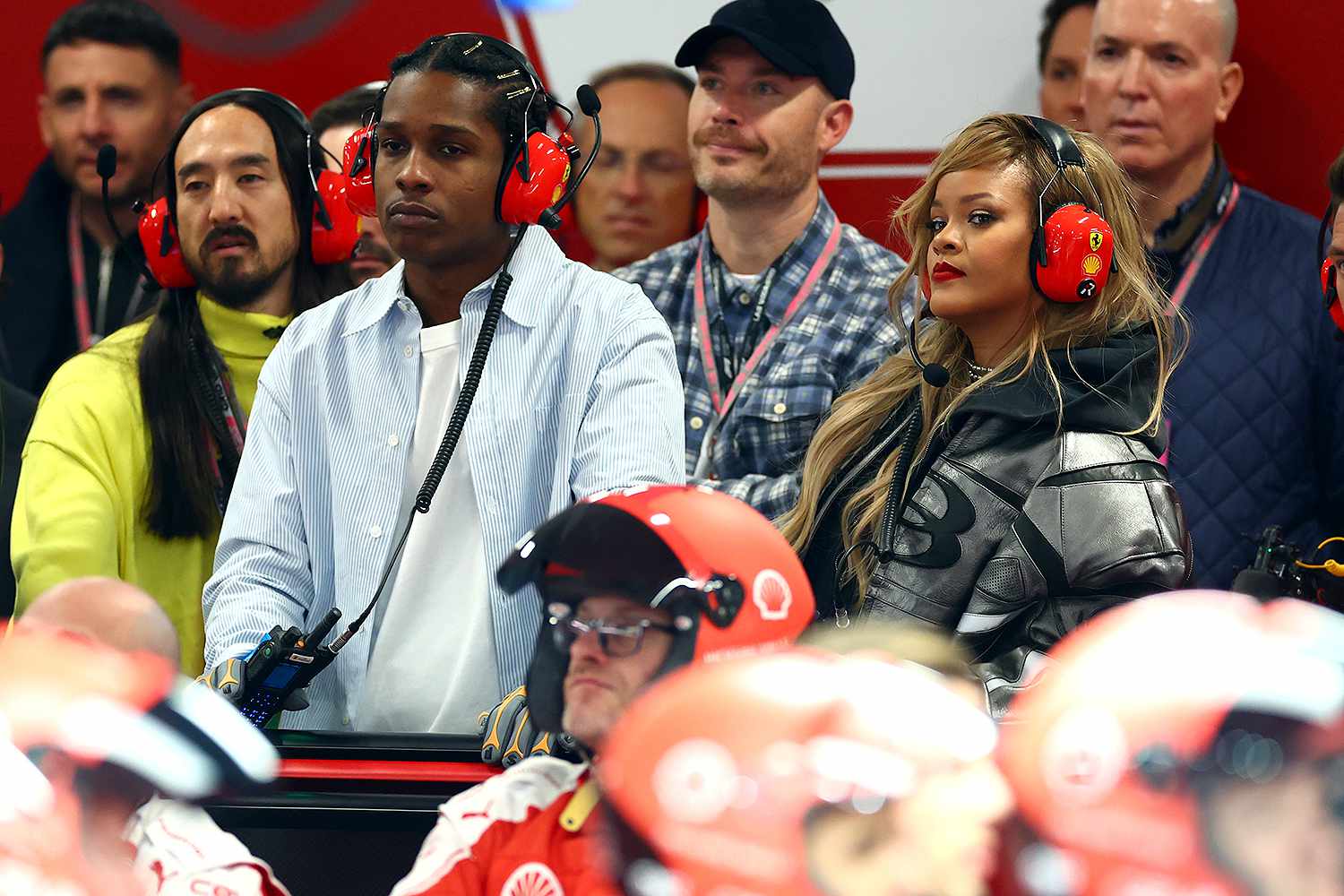 Rihanna, Justin Bieber, Paris Hilton and More Attend Las Vegas Grand Prix