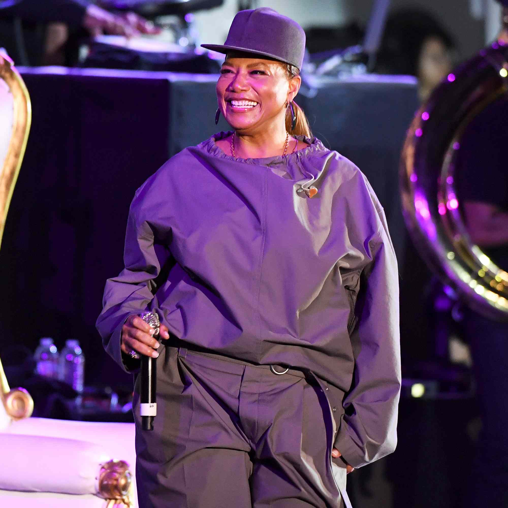 Queen Latifah performs onstage during the BET Experience - Roots Picnic: Hip-Hop is The Love of My Life at Hollywood Bowl on June 29, 2024 in Los Angeles, California. 