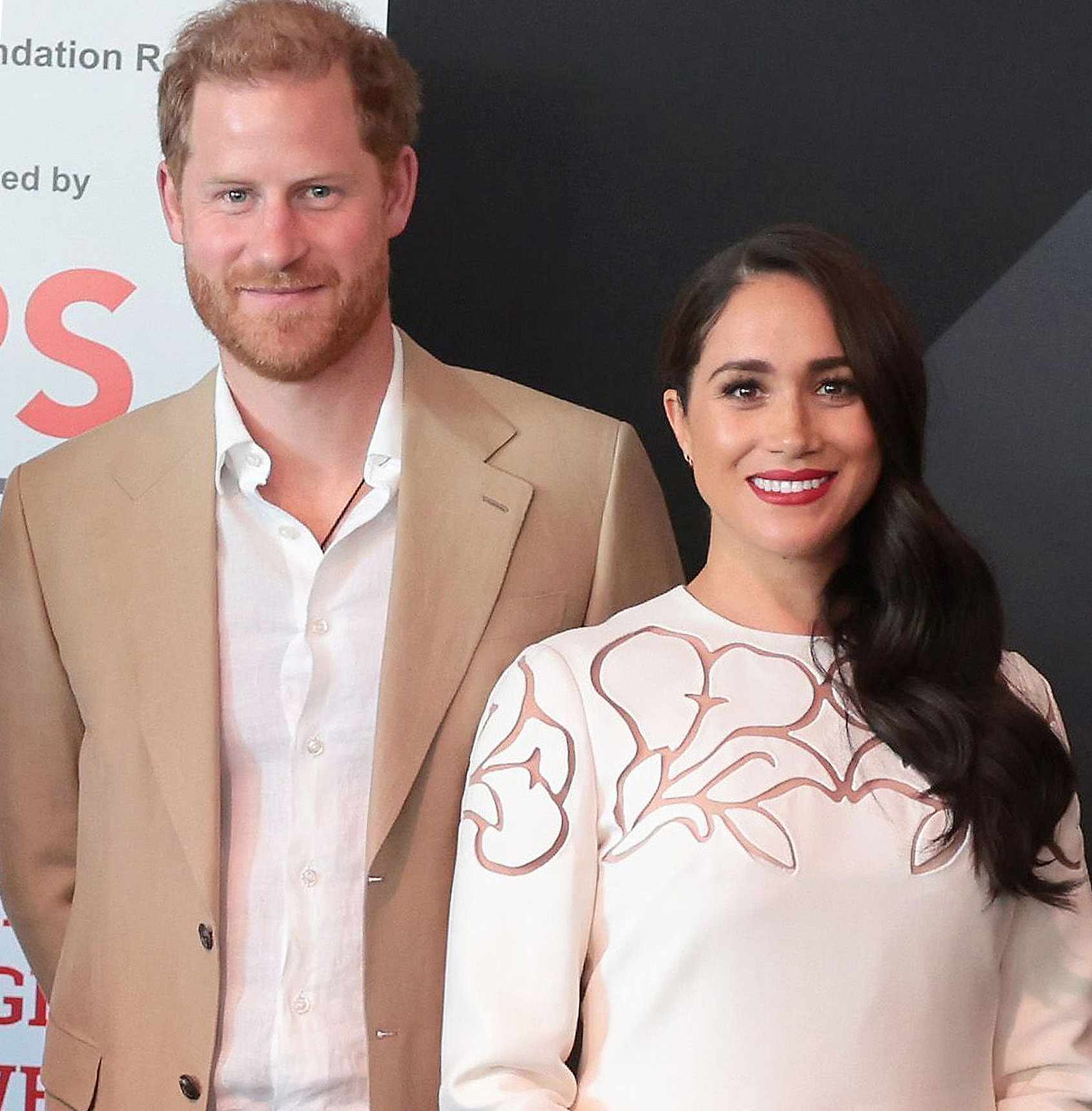 Prince Harry, Duke of Sussex and Meghan, Duchess of Sussex pose at the IGF Reception during day two of the Invictus Games The Hague 2020 at Zuiderpark on April 17, 2022 in The Hague, Netherlands.