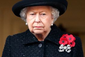 Queen Elizabeth II attends the annual Remembrance Sunday service at The Cenotaph