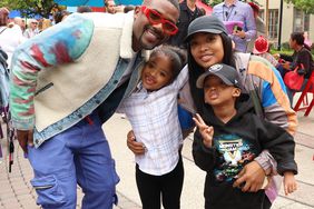 Ray J, Melody, Princess Love and Epik attend a special screening of "Paw Patrol: The Mighty Movie" on September 17, 2023, in Los Angeles,California. 