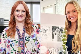 Ree Drummond on Tuesday October 22, 2019; Alex Marie Drummond shows of sister Paige's matron of honor box