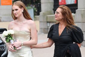 Brooke Shields and her family proudly attend her daughter Grier Hammond Henchy's graduation ceremony in New York City, on June 11, 2024.