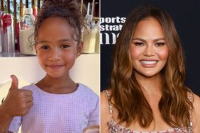 Chrissy Teigen and Luna