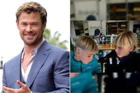 Chris Hemsworth; Hemsworth sons haircut 