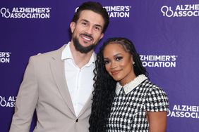 Bryan Abasolo and Rachel Lindsay at the Alzheimer's Association California Southland Chapter Peace of Mind Luncheon