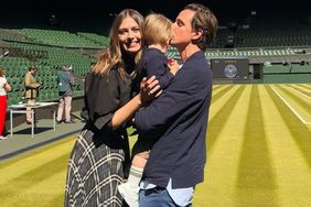 maria sharapova and son at wimbledon