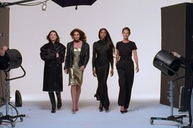 Linda Evangelista, Cindy Crawford, Naomi Campbell and Christy Turlington in "The Super Models," premiering September 20, 2023 on Apple TV+.