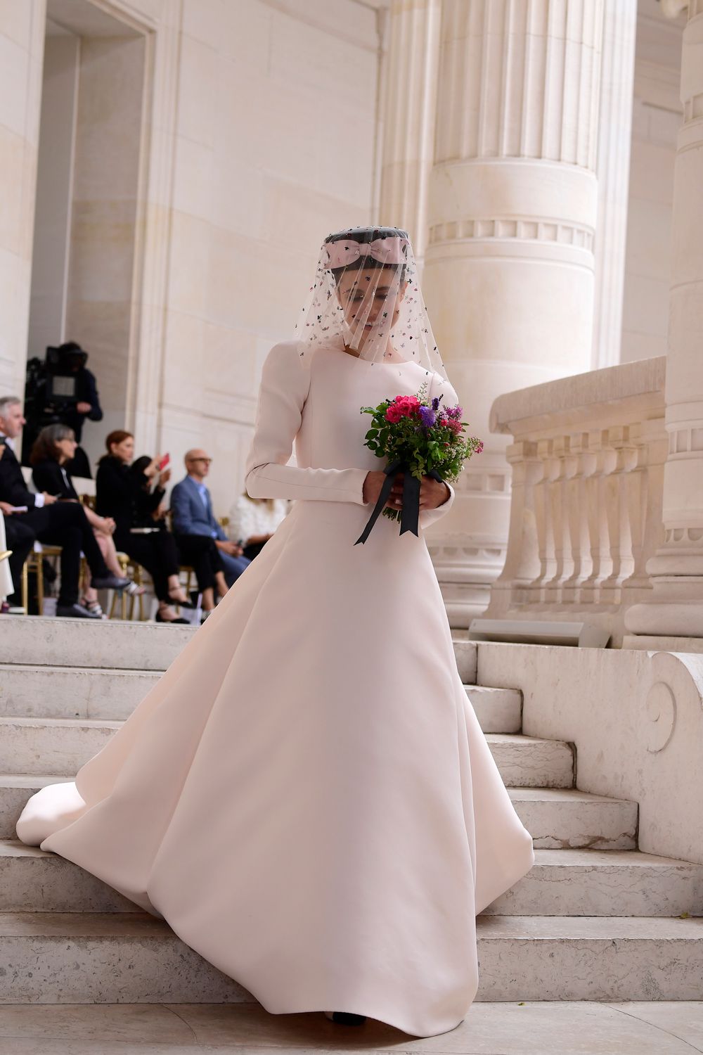 Margaret Qualley walks the runway during the Chanel Couture Haute Couture Fall/Winter 2021/2022 show as part of Paris Fashion Week on July 06, 2021 in Paris, France