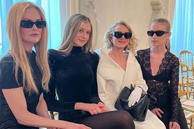 Naomi Watts, Nicole Kidman and daughters at Balenciaga.