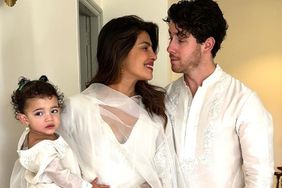 Priyanka Chopra, Malti and Nick Jonas 