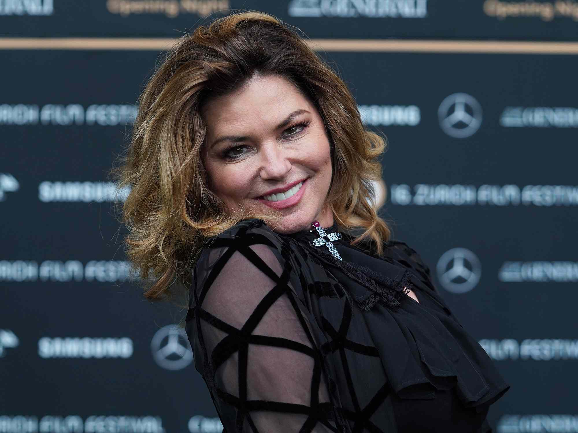 Shania Twain attends the opening ceremony of the 16th Zurich Film Festival at Kino Corso on September 24, 2020 in Zurich, Switzerland. The Zurich Film Festival 2020 takes place from September 24 until October 3