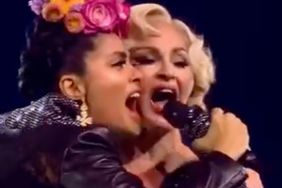 Salma Hayek and Madonna