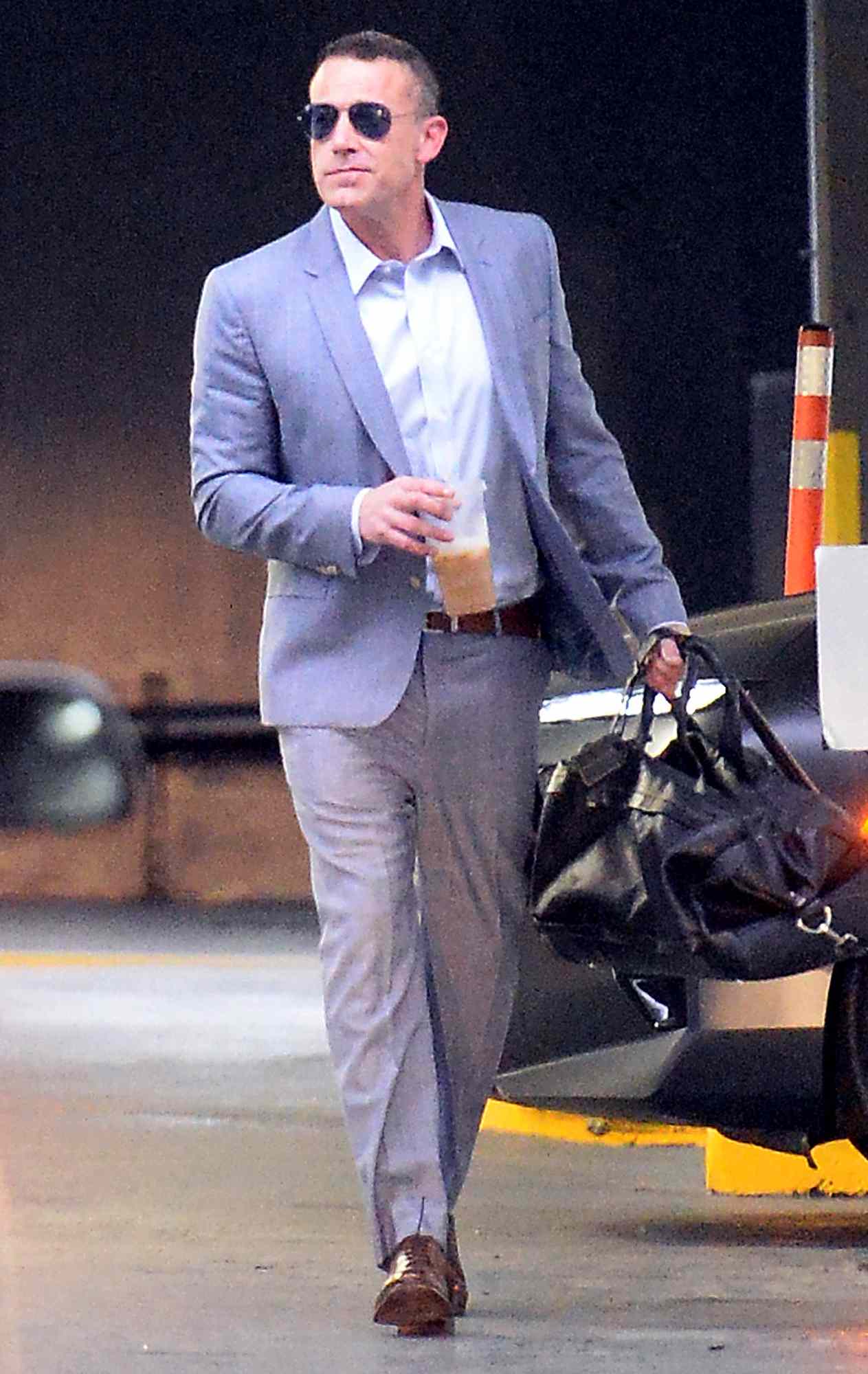 Ben Affleck is spotted headed to the office in Los Angeles on August 12, 2024.