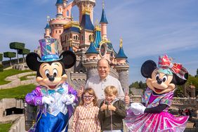 Prince Albert and kids visit Disney Paris